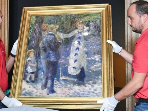 Már a Szépművészetiben Renoir A hinta című festménye